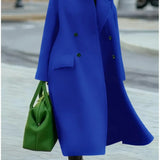 Dami™ | Long Wool Coat + Free Cashmere Scarf