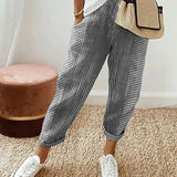 Darine™ | Elegant Striped Linen Pants