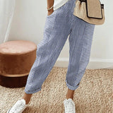 Darine™ | Elegant Striped Linen Pants