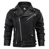 Contemporary Leather Biker Jacket