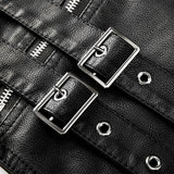 Contemporary Leather Biker Jacket