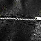 Contemporary Leather Biker Jacket