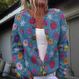 Tilda™ | Elegant Floral Cotton Jacket