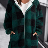 Sarah™ | Oversized Plaid Coat