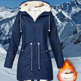 Teresa™ | Warm Fleece-Lined Waterproof Hooded Parka Coat
