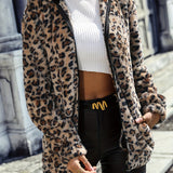 Leopa™ | Hooded Teddy Coat with Zipper