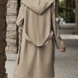 Alexia™ | Tie-Belt Wide-Lapel Wrap Coat