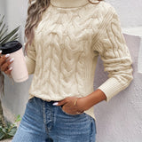 Anna™ | Elegant Round Neck Knit Sweater