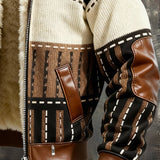 Vintage-Inspired Jacket with Cozy Fleece Lining
