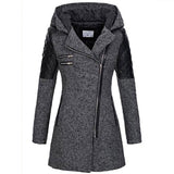 Rosemary™ | Asymmetrical Zipper Coat