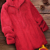 Yara™ | Elegant Zip-Up Fleece Coat
