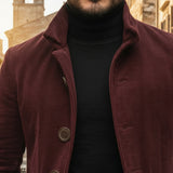 Chic Corduroy Overcoat