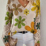 Antonina™ | Elegant V-Neck Sweater