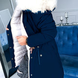 Olivia™ | Reversible Faux-Fur Hooded Parka Coat
