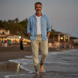 Lightweight Linen Beach Trousers