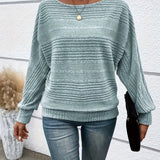 Viola™ | Casual striped relief sweater