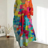 Colorful Printed Dress for Women