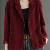 Clarabelle™ | Elegant Corduroy Blazer