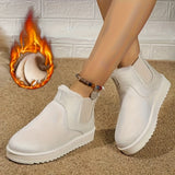 Marisol™ | Fleece-Lined Chelsea Winter Ankle Boots