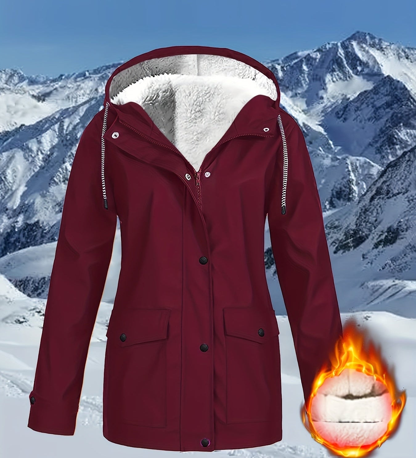 Zara™ | Warm-Lined & Water-Resistant Hooded Parka Jacket