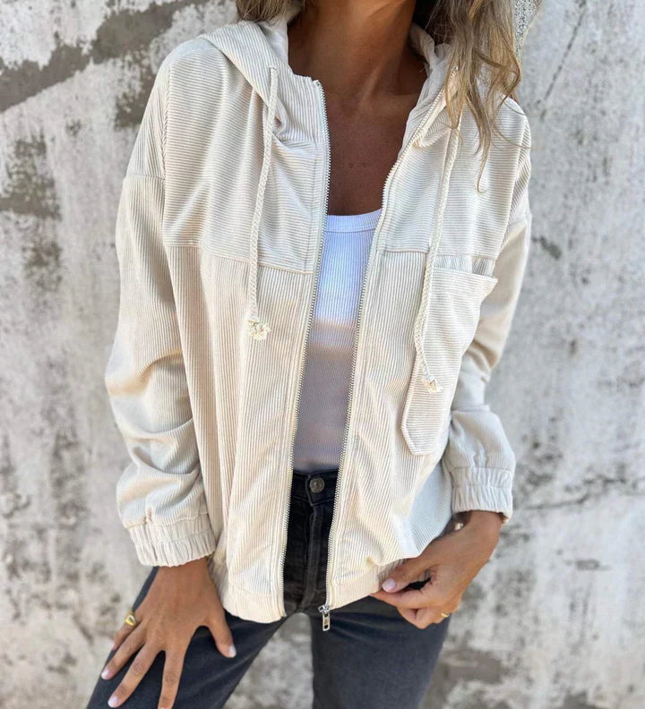 Eliza™ | Casual Cotton Jacket with Hood