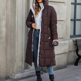 Alessandra™ | Belted Hooded Longline Puffer Coat