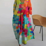 Colorful Printed Dress for Women