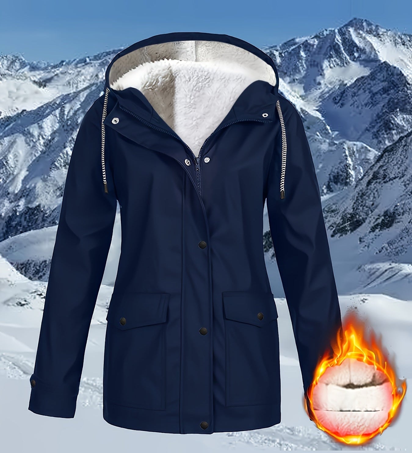 Zara™ | Warm-Lined & Water-Resistant Hooded Parka Jacket