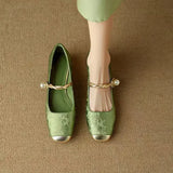 Mestelle™ | Elegant Leather Mary Janes