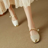 Mestelle™ | Elegant Leather Mary Janes