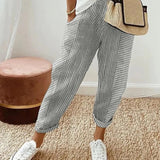 Darine™ | Elegant Striped Linen Pants