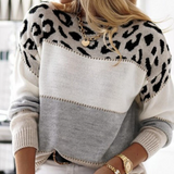 Lela™ | Elegant Leopard Print Sweater