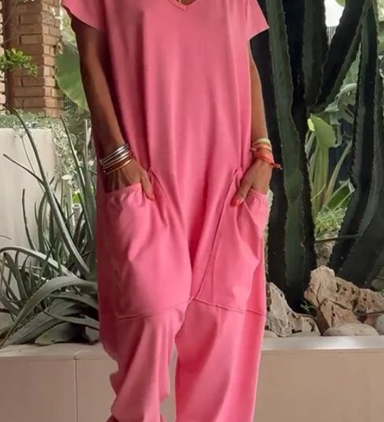 Elegant Wrap-Front Resort Style Jumpsuit
