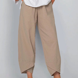 Comfortable Tulip Hem Wide Leg Pants