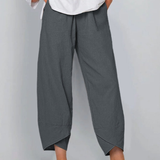 Comfortable Tulip Hem Wide Leg Pants