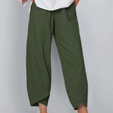 Comfortable Tulip Hem Wide Leg Pants