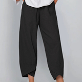 Comfortable Tulip Hem Wide Leg Pants