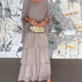 Overlay Tiered Maxi Dress