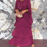 Overlay Tiered Maxi Dress