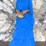 Overlay Tiered Maxi Dress