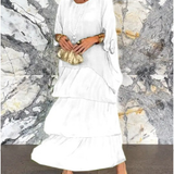 Overlay Tiered Maxi Dress