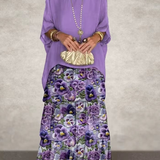 Overlay Tiered Maxi Dress