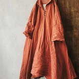 Artistic Geometric Print Oversized Shirt Dress