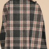 Clara™ | Plaid double-breasted cape coat