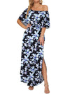 Floral Ink Blue
