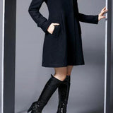 Monty™ | Elegant Warm A-Line High-Neck Winter Coat