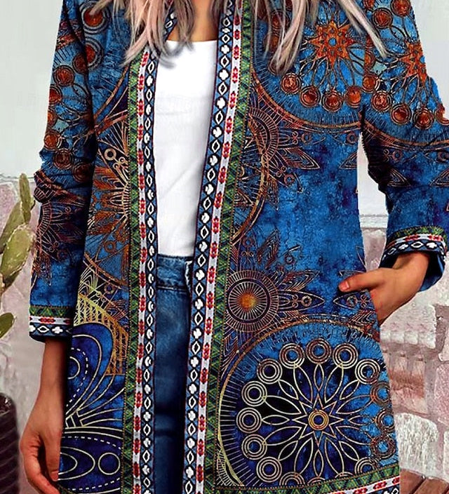 Livia™ | Vintage Casual Floral Printed Jacket