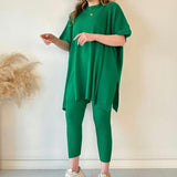 Nova™ | Elegant and Comfortable Knitted Ensemble in Cotton