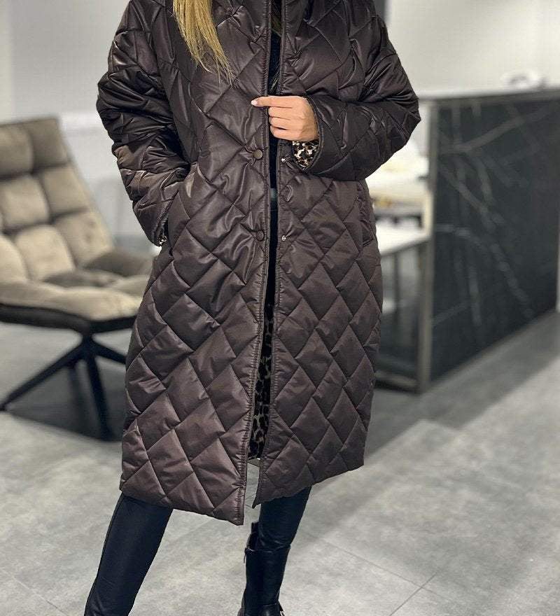 Léa™ | Casual Cotton Coat with Elegant Collar