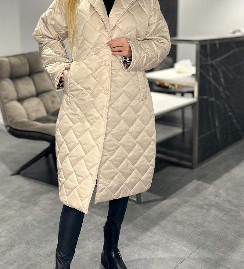 Léa™ | Casual Cotton Coat with Elegant Collar